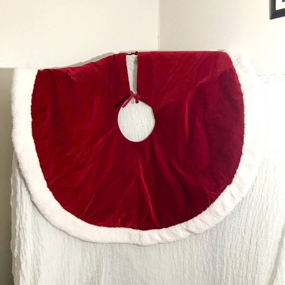 Pottery Barn Santa Claus Inspired Christmas Tree Skirt